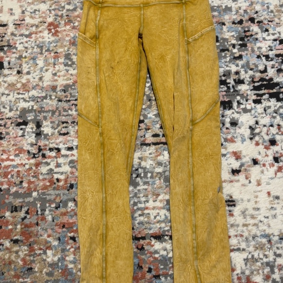 Lululemon mustard yellow leggings - Picture 3 of 3